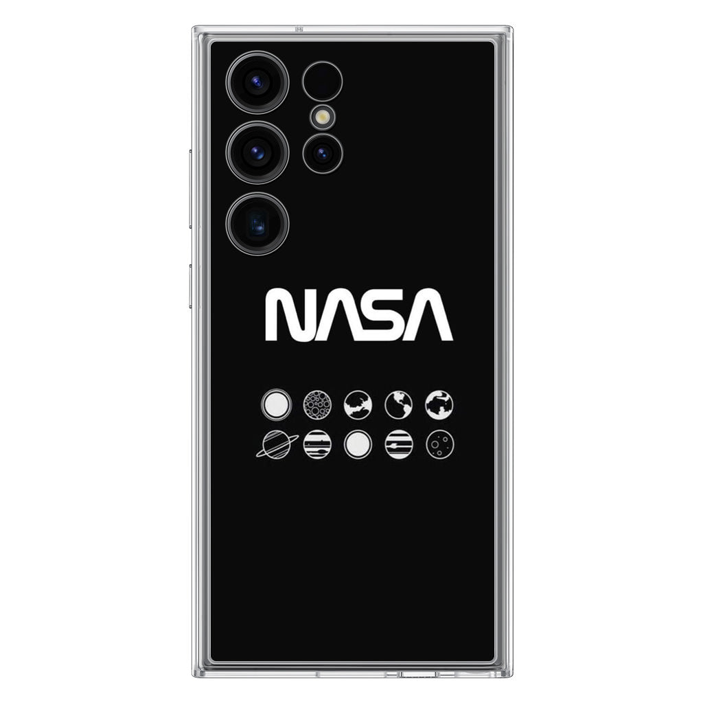 NASA Minimalist Samsung Galaxy S23 Ultra Case