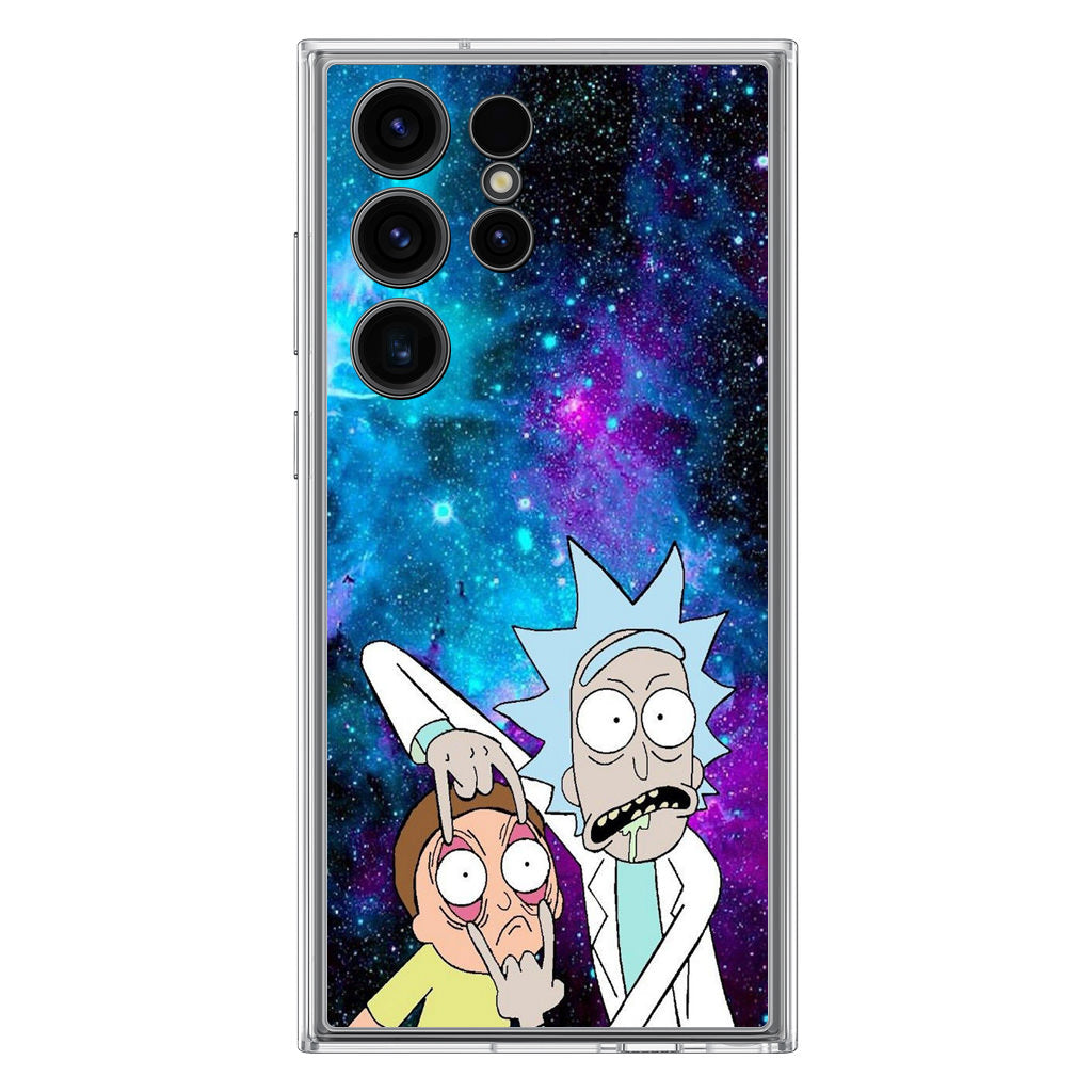 Rick And Morty Open Your Eyes Samsung Galaxy S23 Ultra Case