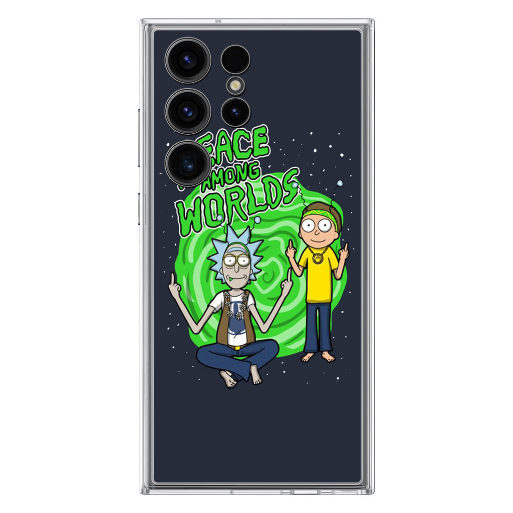 Rick And Morty Peace Among Worlds Samsung Galaxy S23 Ultra Case