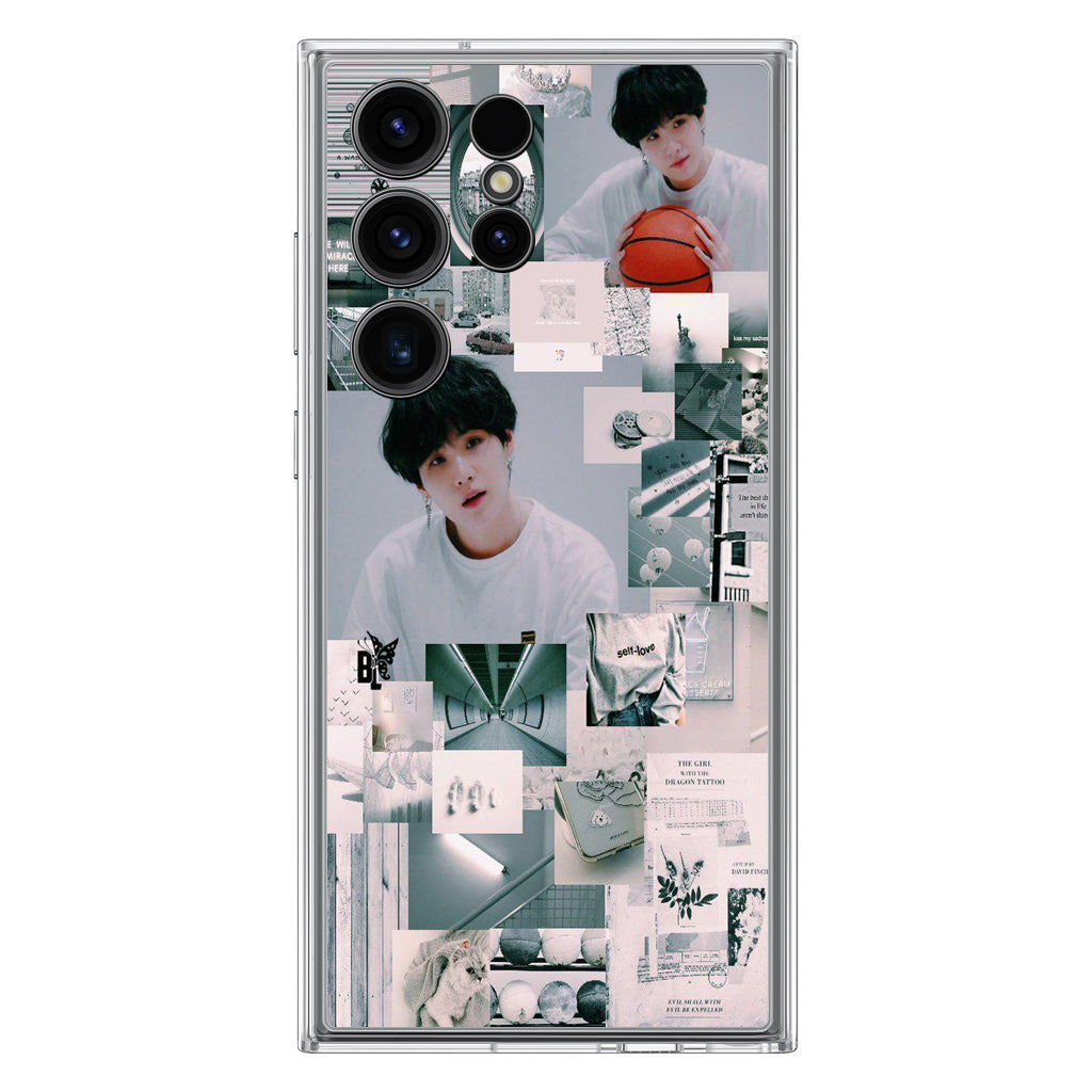 Suga College Wallpaper Samsung Galaxy S23 Ultra Case