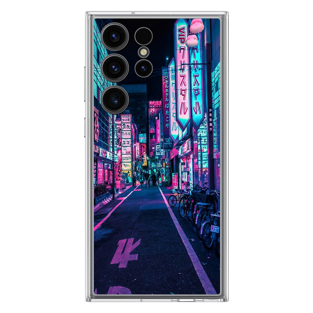 Tokyo Street Wonderful Neon Samsung Galaxy S23 Ultra Case