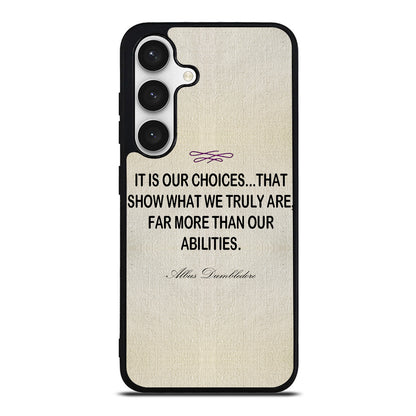 Albus Dumbledore Quote Samsung Galaxy S24 / S24 Plus Case