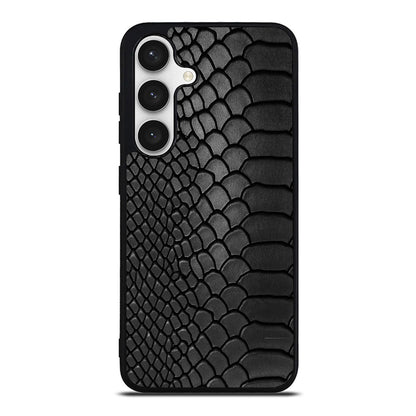 Black Snake Skin Texture Samsung Galaxy S24 / S24 Plus Case