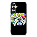 Colorful Bulldog Art Samsung Galaxy S24 / S24 Plus Case