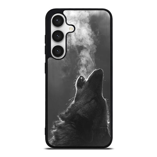 Howling Wolves Black and White Samsung Galaxy S24 / S24 Plus Case