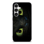 Toothless Dragon Eyes Close Up Samsung Galaxy S24 / S24 Plus Case