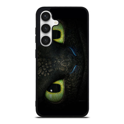 Toothless Dragon Eyes Close Up Samsung Galaxy S24 / S24 Plus Case