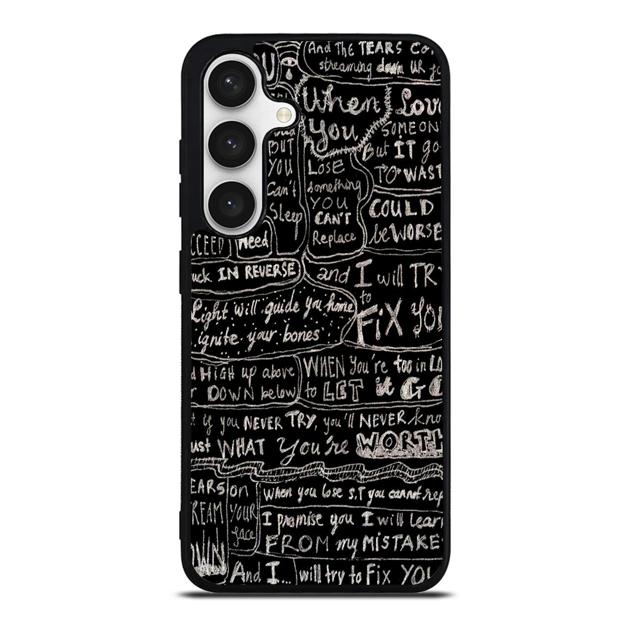 Fix You Lyrics Samsung Galaxy S24 / S24 Plus Case