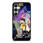 Rick And Morty Back To The Future Samsung Galaxy S24 / S24 Plus Case