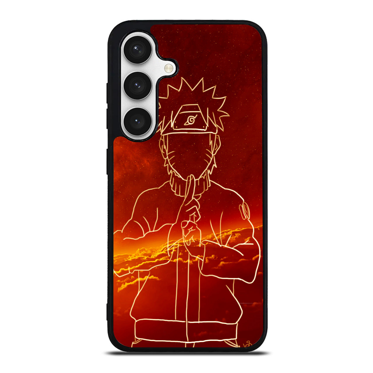 Uzumaki Naruto Outlline Samsung Galaxy S24 / S24 Plus Case