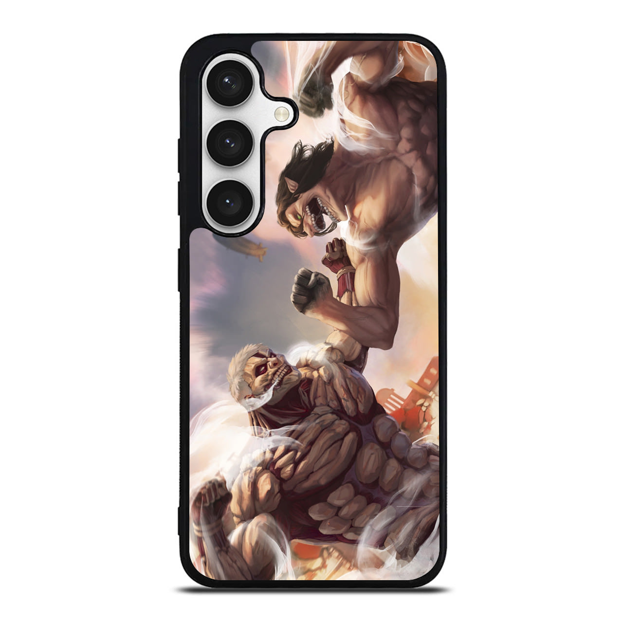 Eren Yeager vs Reiner Armored Titan Samsung Galaxy S24 / S24 Plus Case