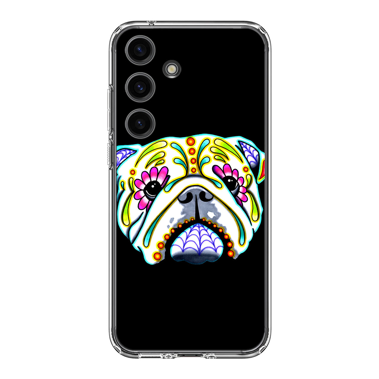 Colorful Bulldog Art Samsung Galaxy S24 / S24 Plus Case