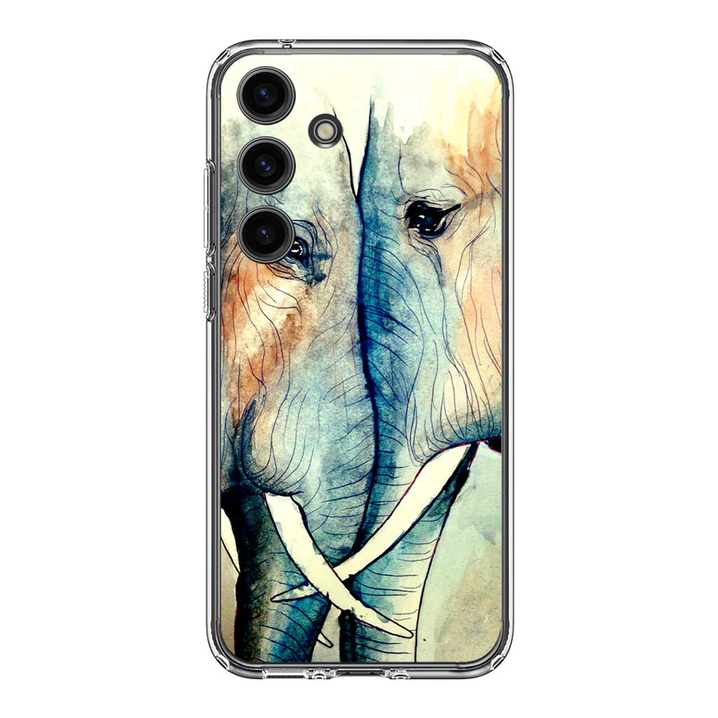 Elephants Sadness Samsung Galaxy S24 / S24 Plus Case
