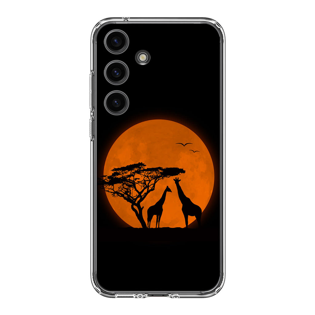 Giraffes Silhouette Samsung Galaxy S24 / S24 Plus Case