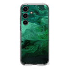 Green Abstract Art Samsung Galaxy S24 / S24 Plus Case