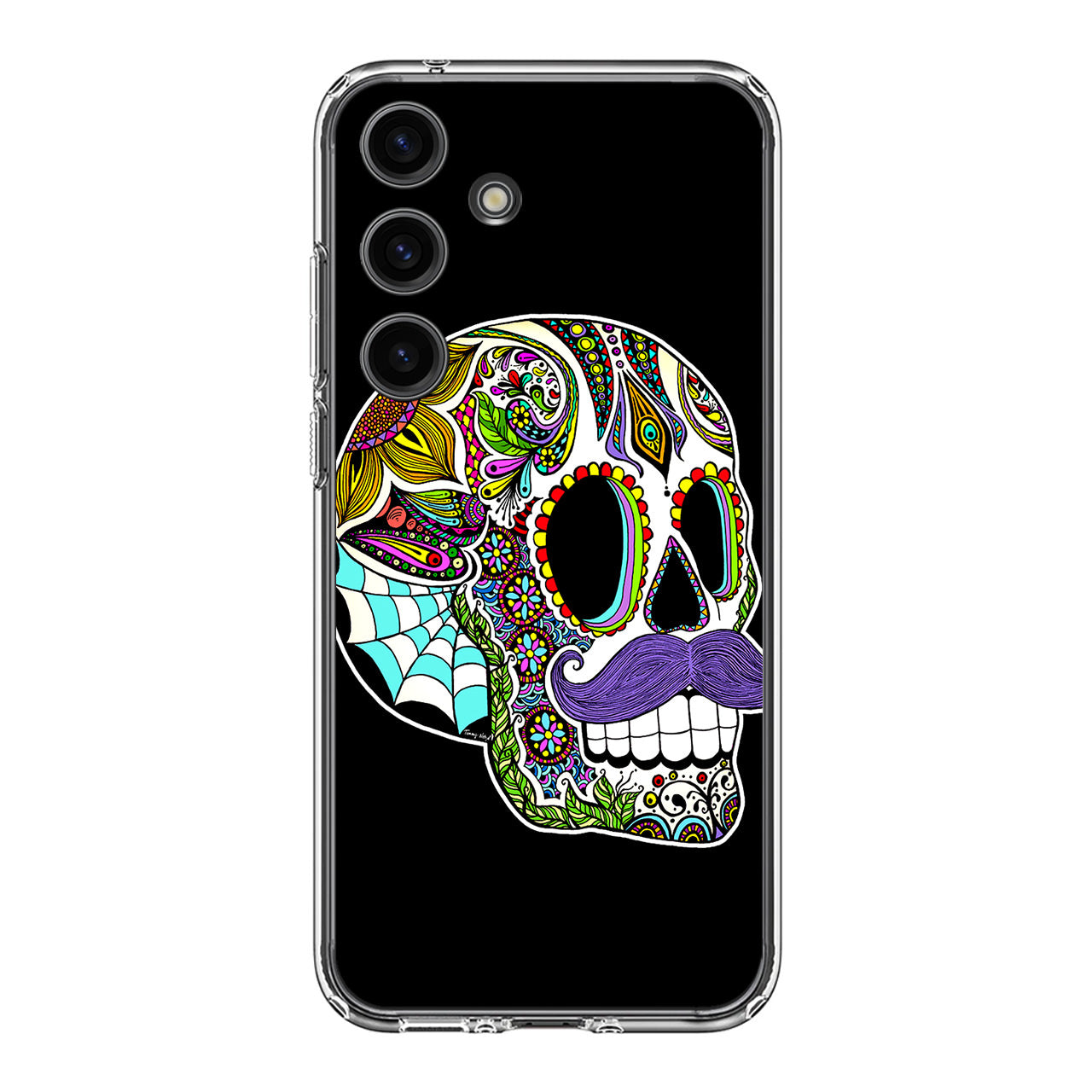 Mustache Sugar Skull Samsung Galaxy S24 / S24 Plus Case