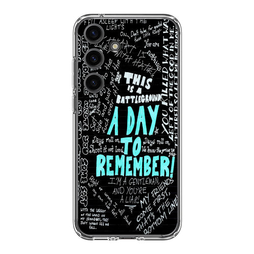 A Day To Remember Quote Samsung Galaxy S24 / S24 Plus Case