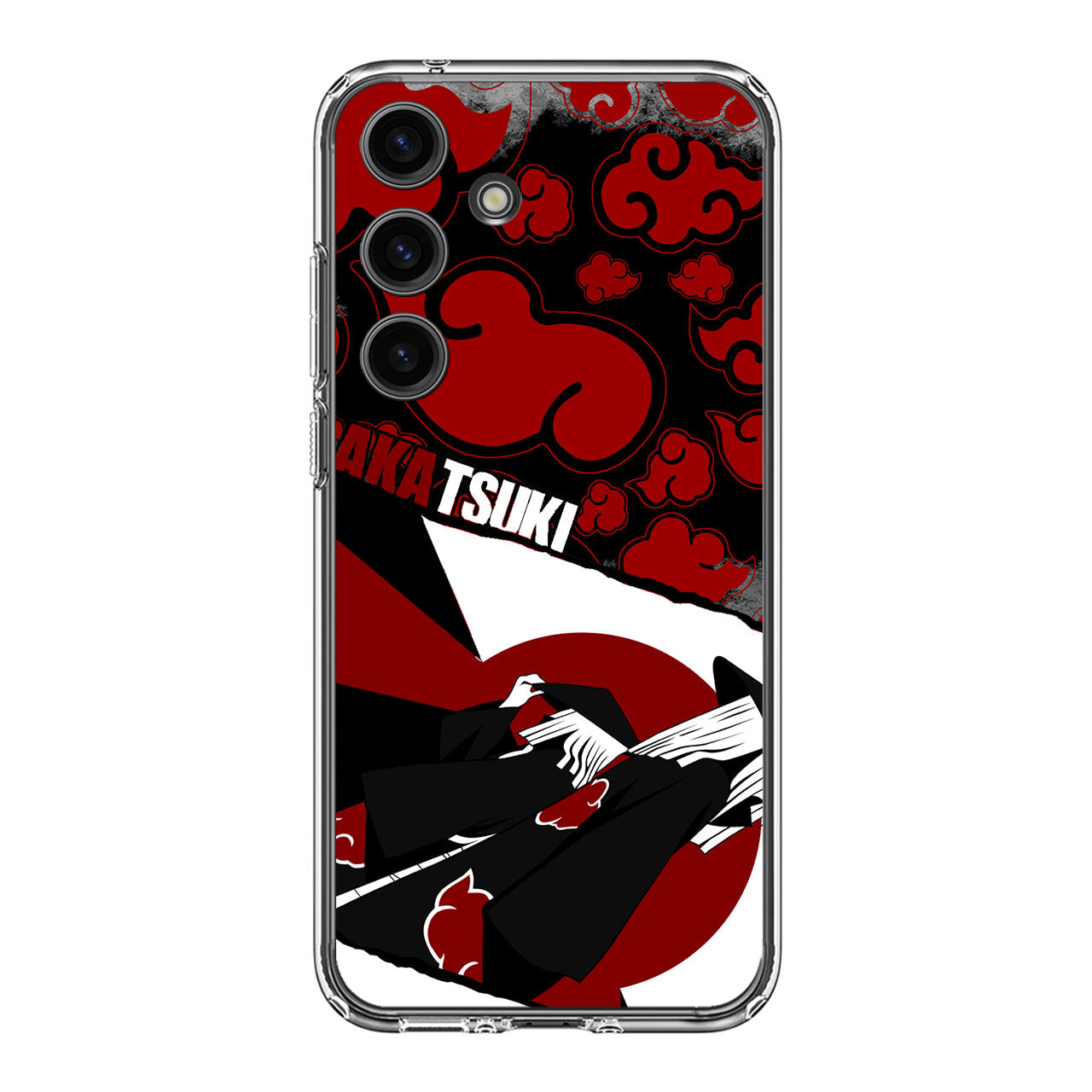 Akatsuki Clouds Pattern Samsung Galaxy S24 / S24 Plus Case