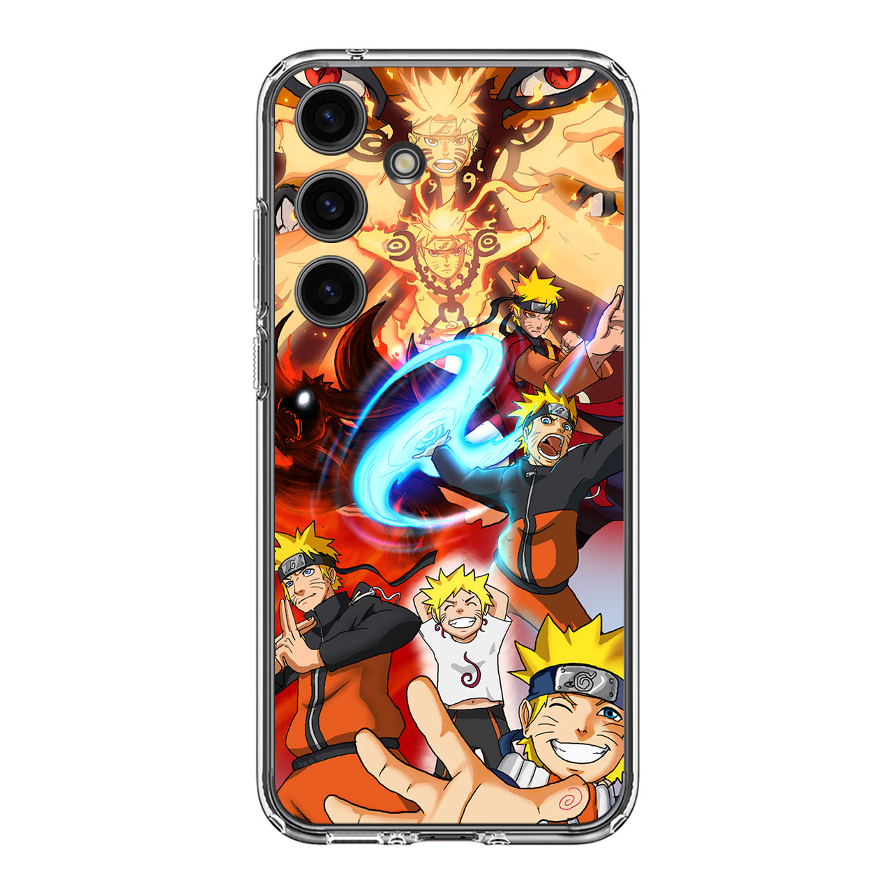 Evolution Of Naruto Uzumaki Samsung Galaxy S24 / S24 Plus Case