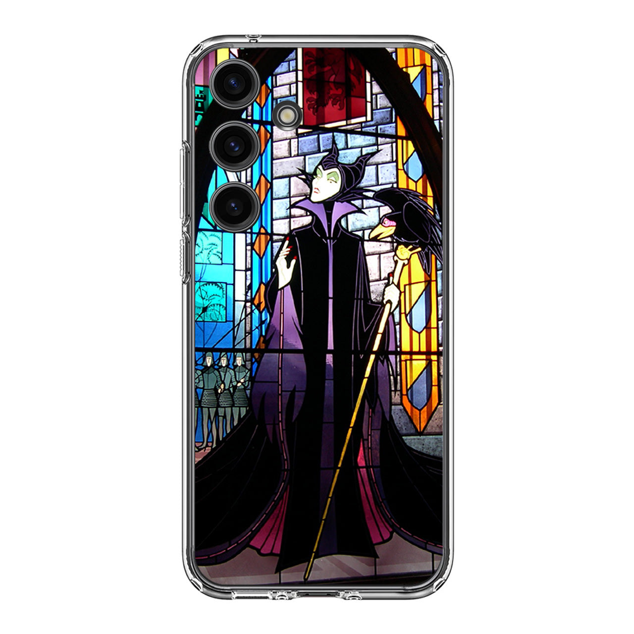 Maleficent Sleeping Beauty Glass Art Samsung Galaxy S24 / S24 Plus Case