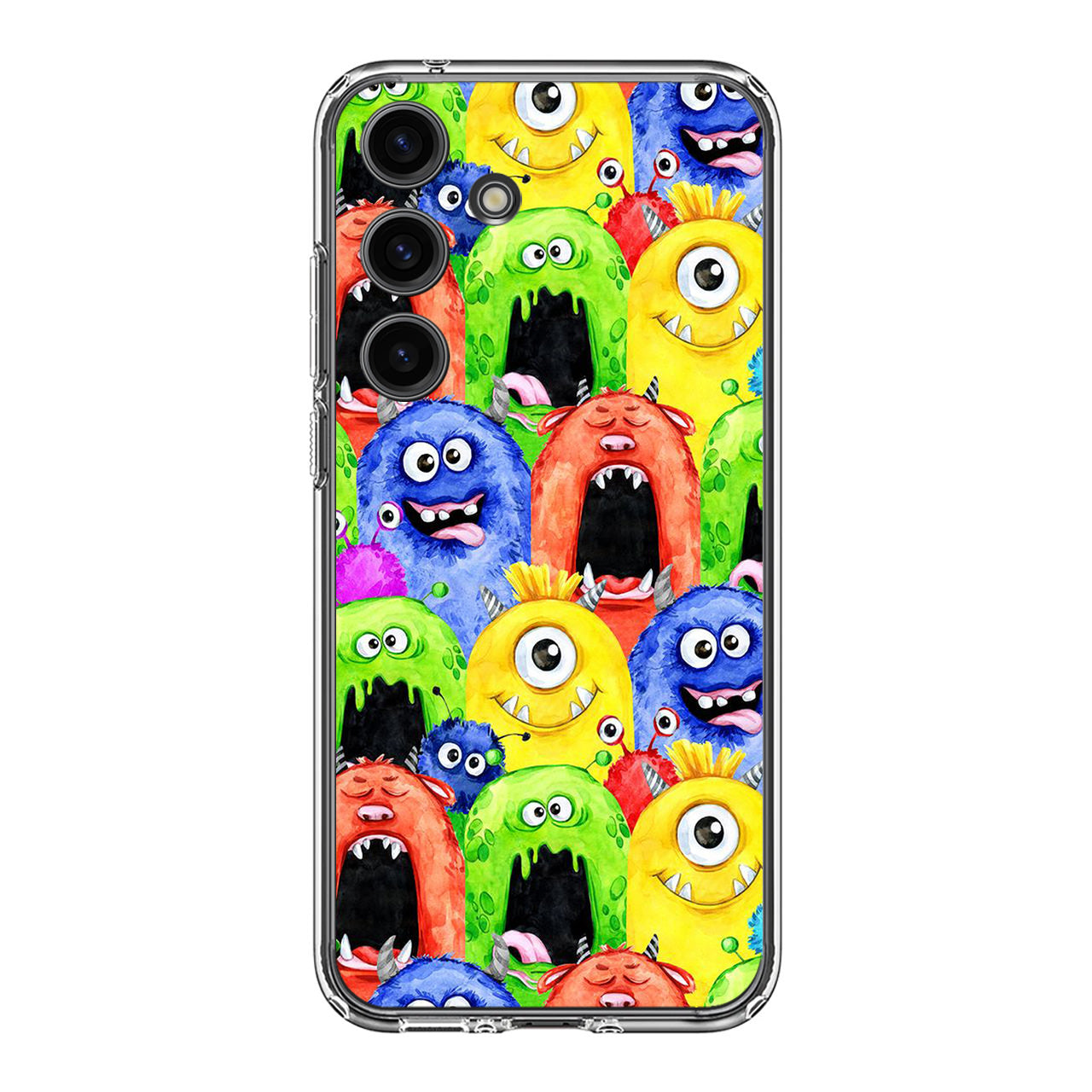 Monster Watercolor Art Samsung Galaxy S24 / S24 Plus Case