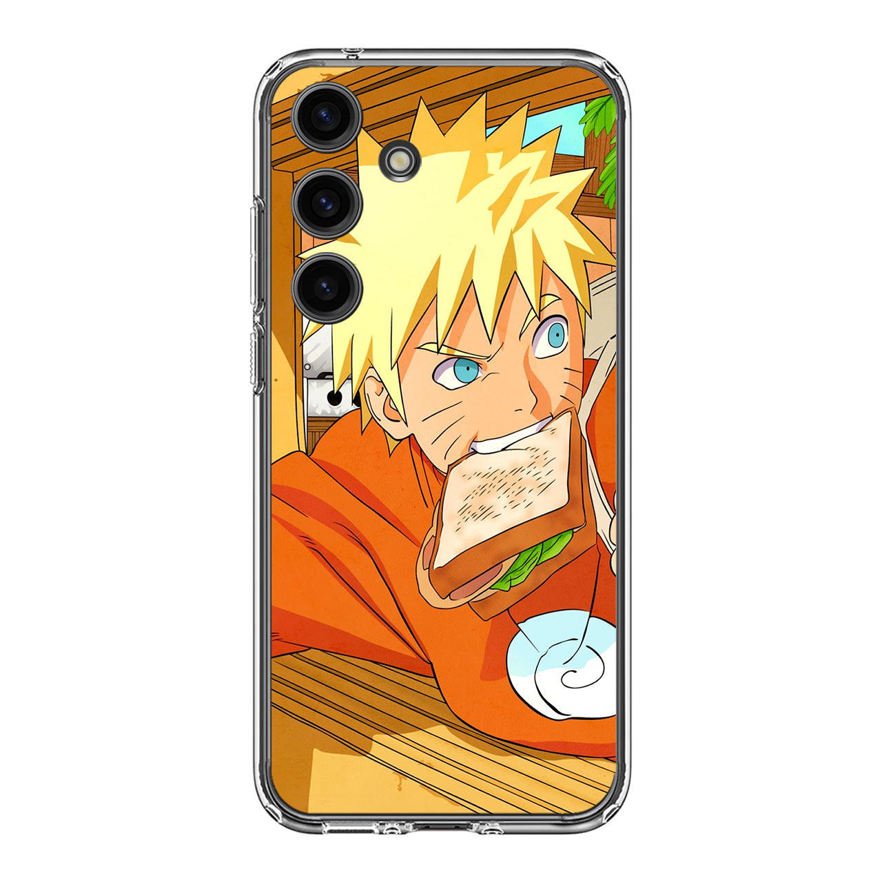 Naruto Eats Sandwich Samsung Galaxy S24 / S24 Plus Case