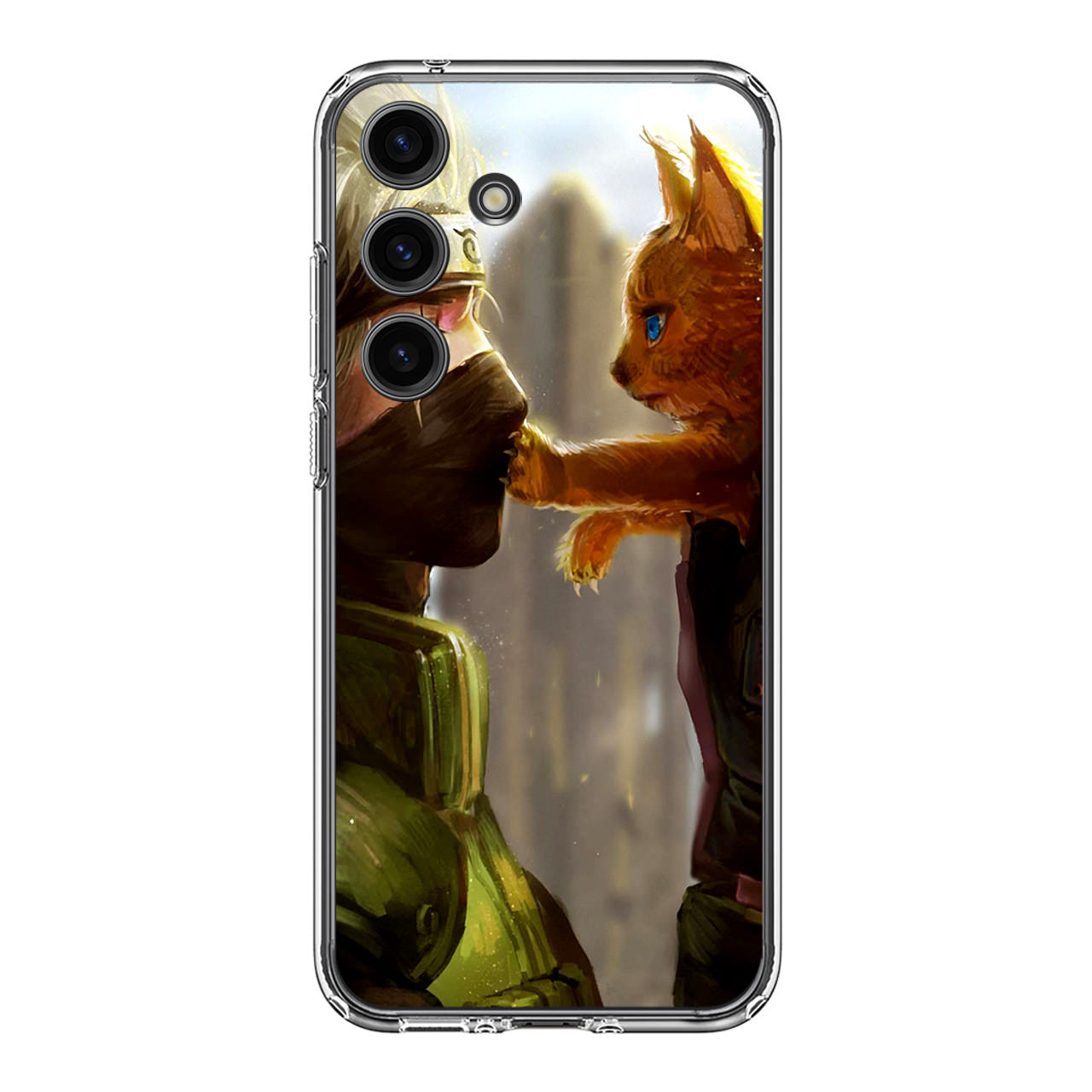 Naruto Hatake Kakashi Cat Samsung Galaxy S24 / S24 Plus Case