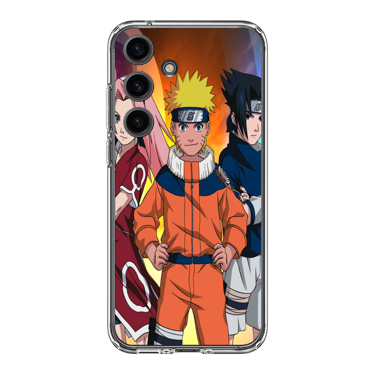 Naruto Sasuke And Sakura Samsung Galaxy S24 / S24 Plus Case