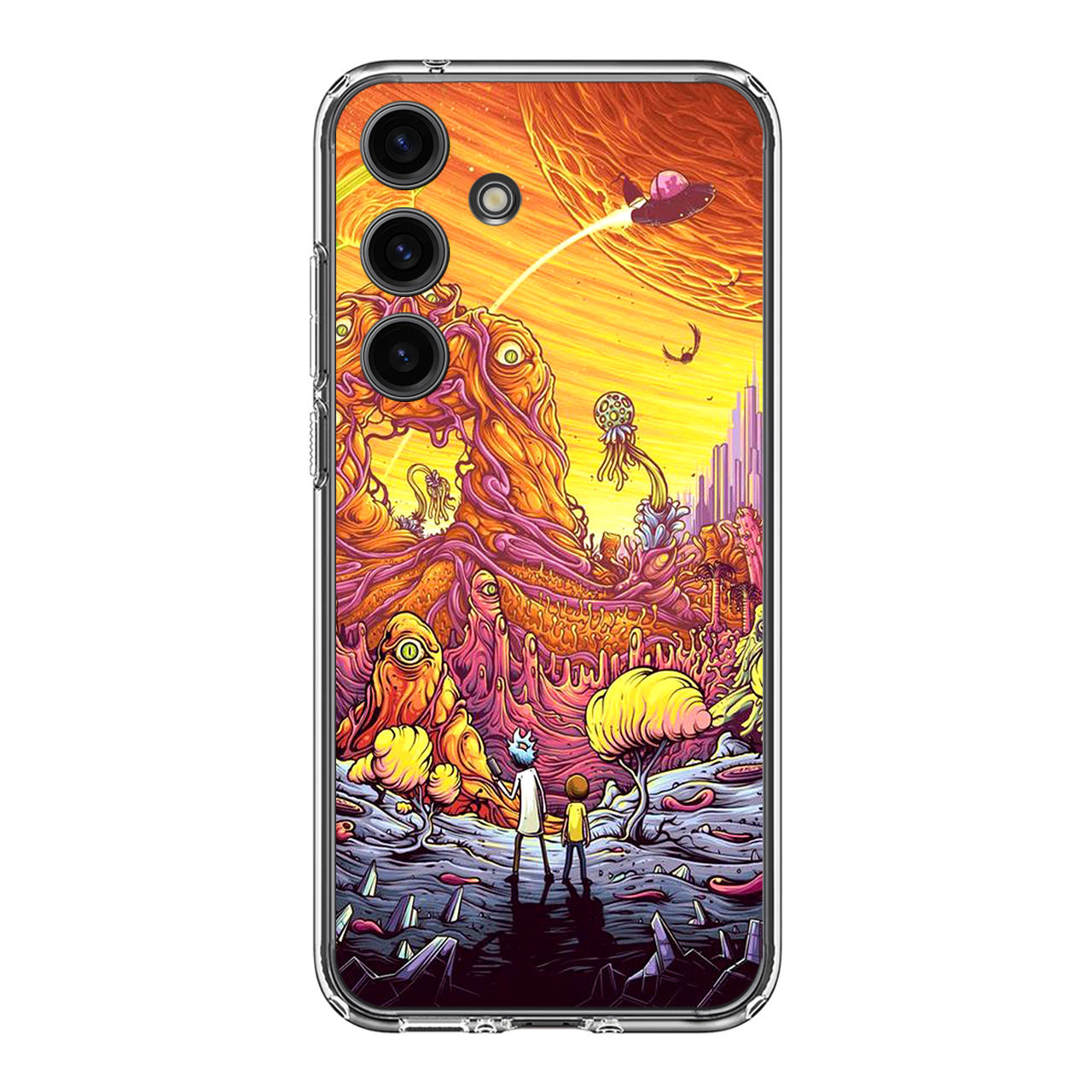 Rick And Morty Alien Planet Samsung Galaxy S24 / S24 Plus Case