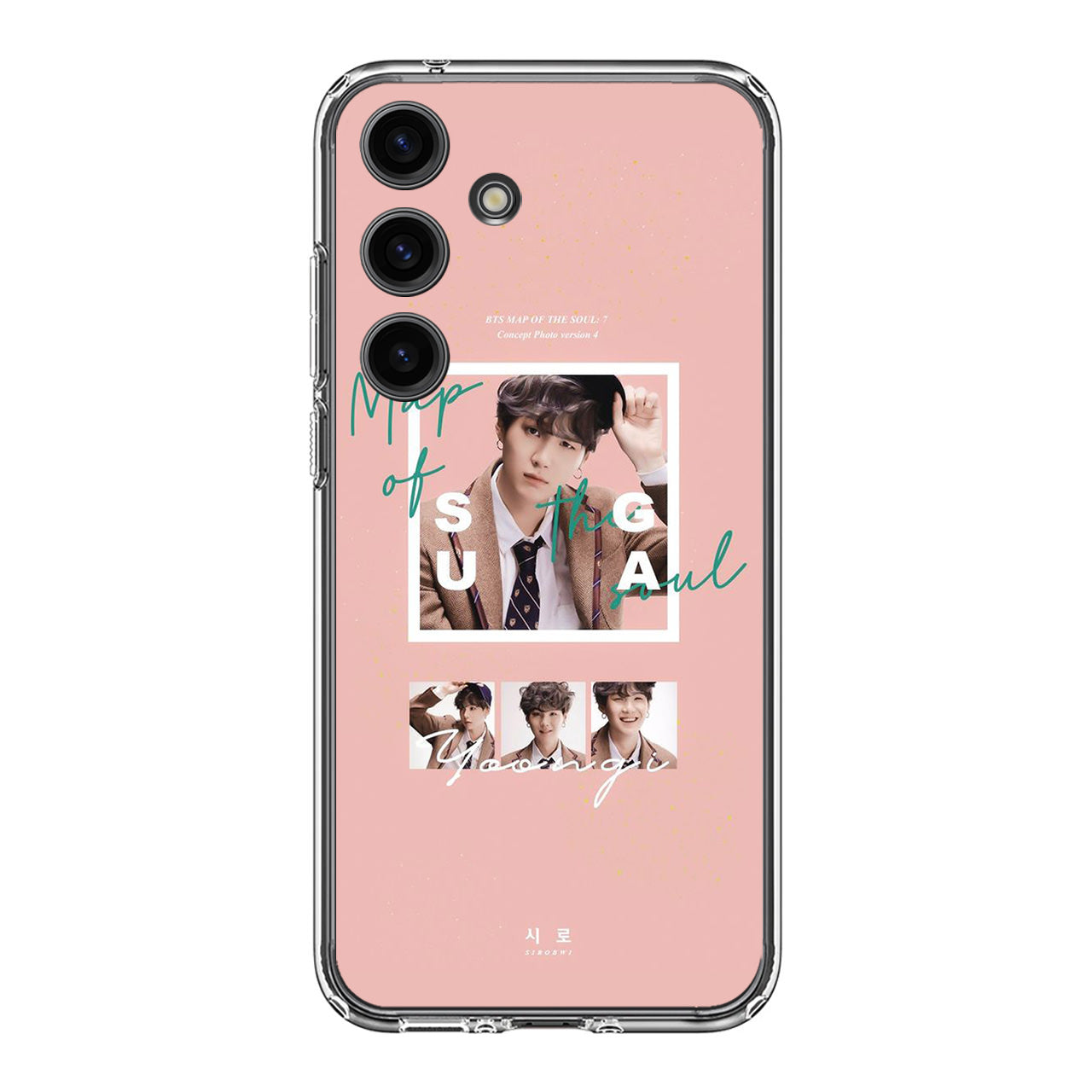 BTS Member in Pink Samsung Galaxy Z Flip 4 Case – Customilo