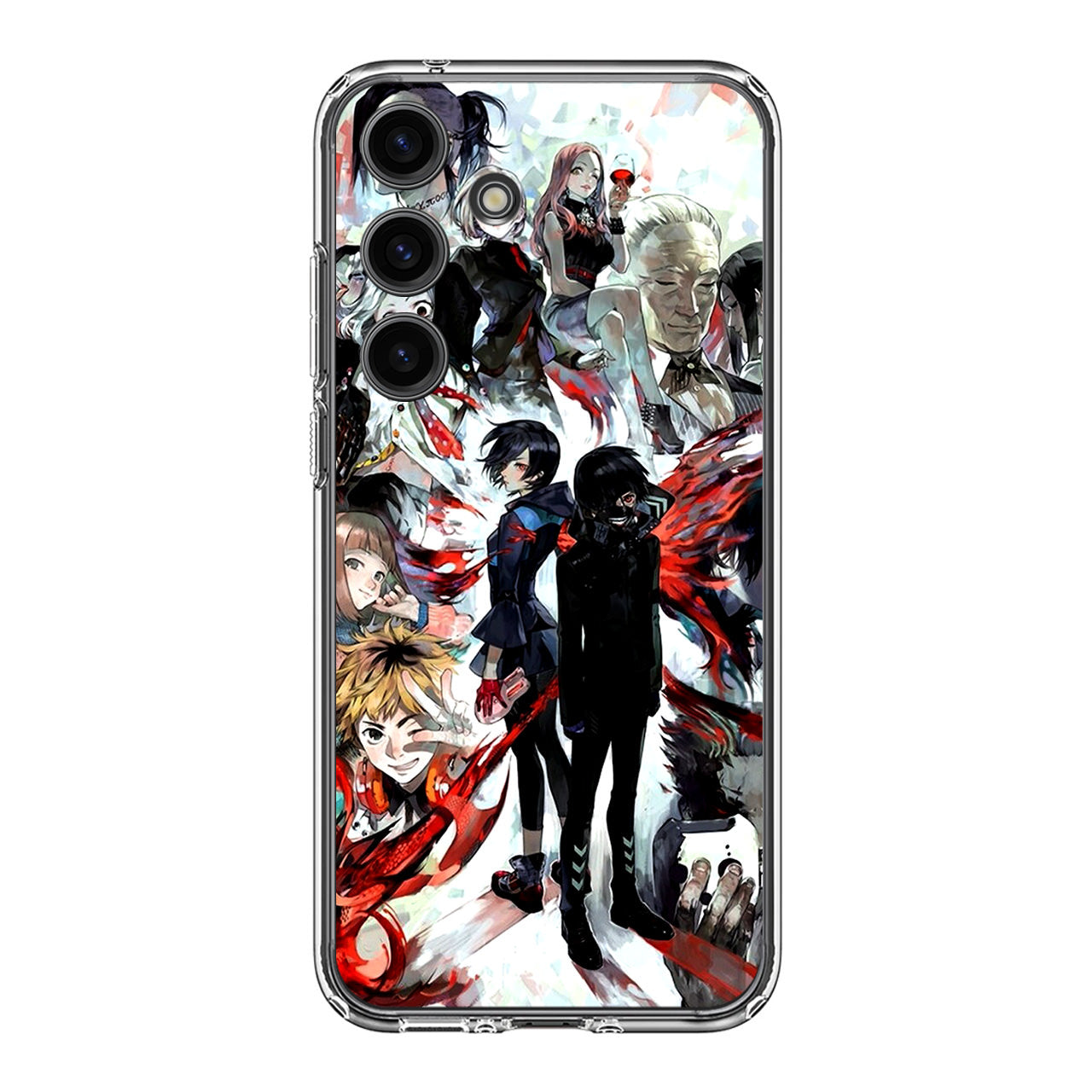 Tokyo Ghoul Water Paint Samsung Galaxy S24 / S24 Plus Case