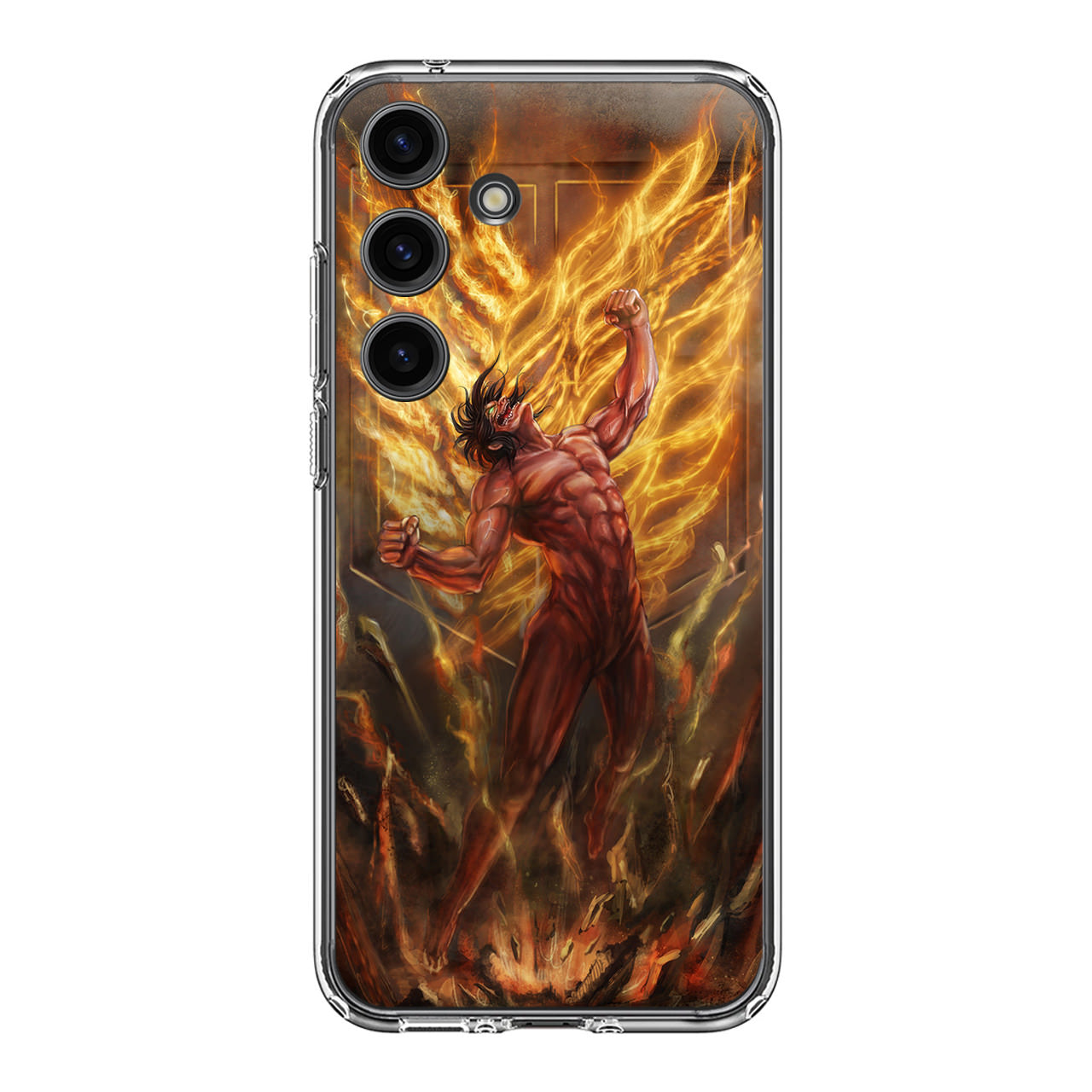 Attack Titan On Fire Samsung Galaxy S24 / S24 Plus Case