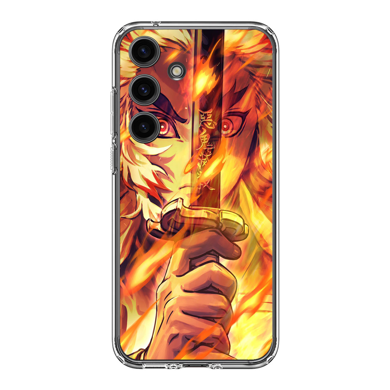 Kyojuro Rengoku Flame Sword Samsung Galaxy S24 / S24 Plus Case