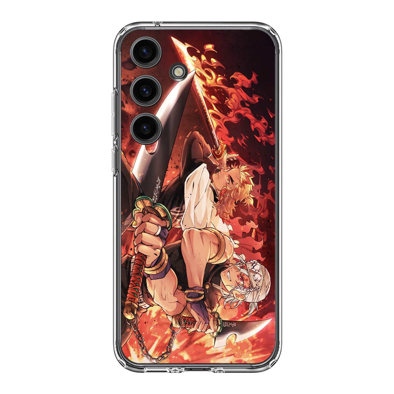 Rengoku And Tengen Uzui Demon Slayer Samsung Galaxy S24 / S24 Plus Case