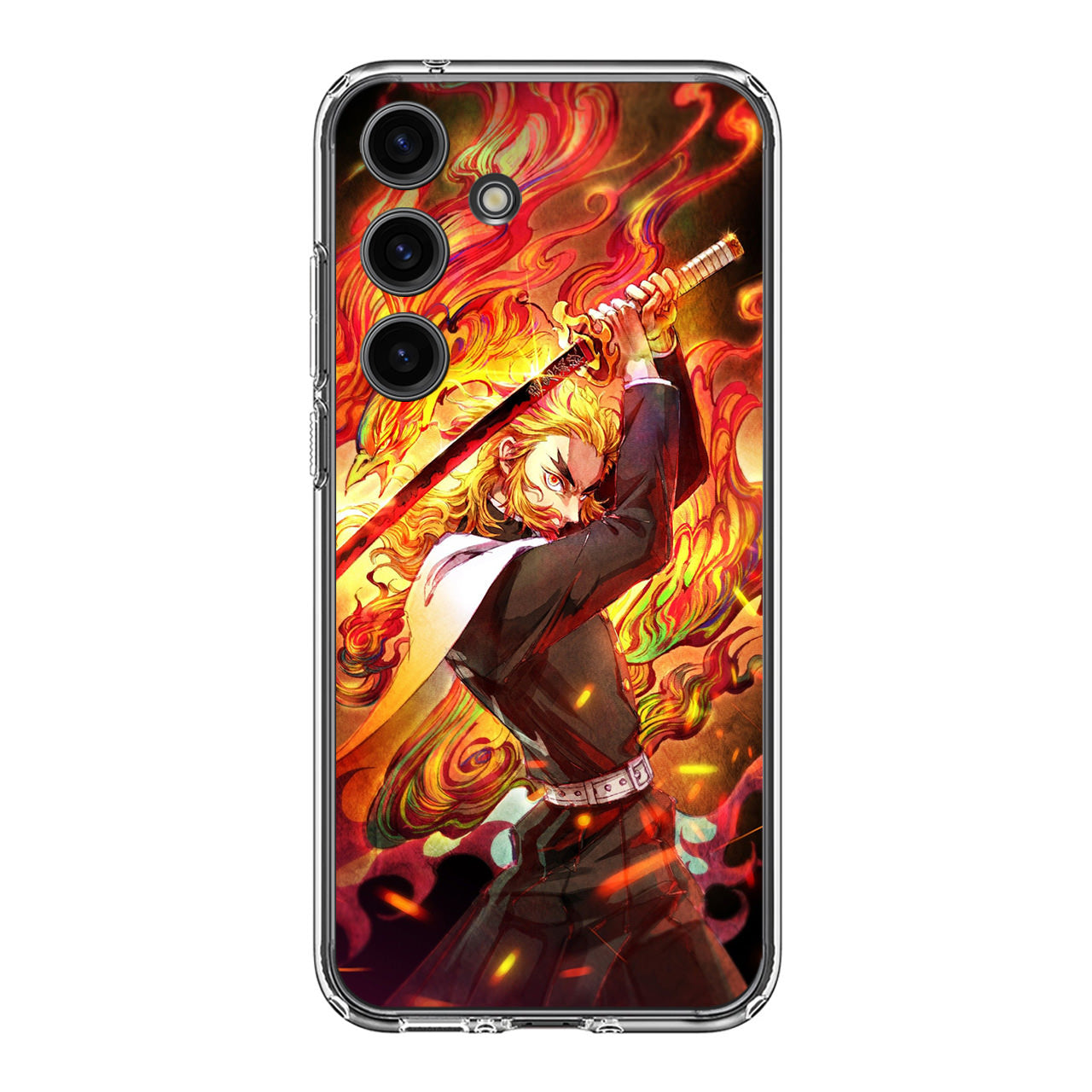 Rengoku Flame Pillar Samsung Galaxy S24 / S24 Plus Case