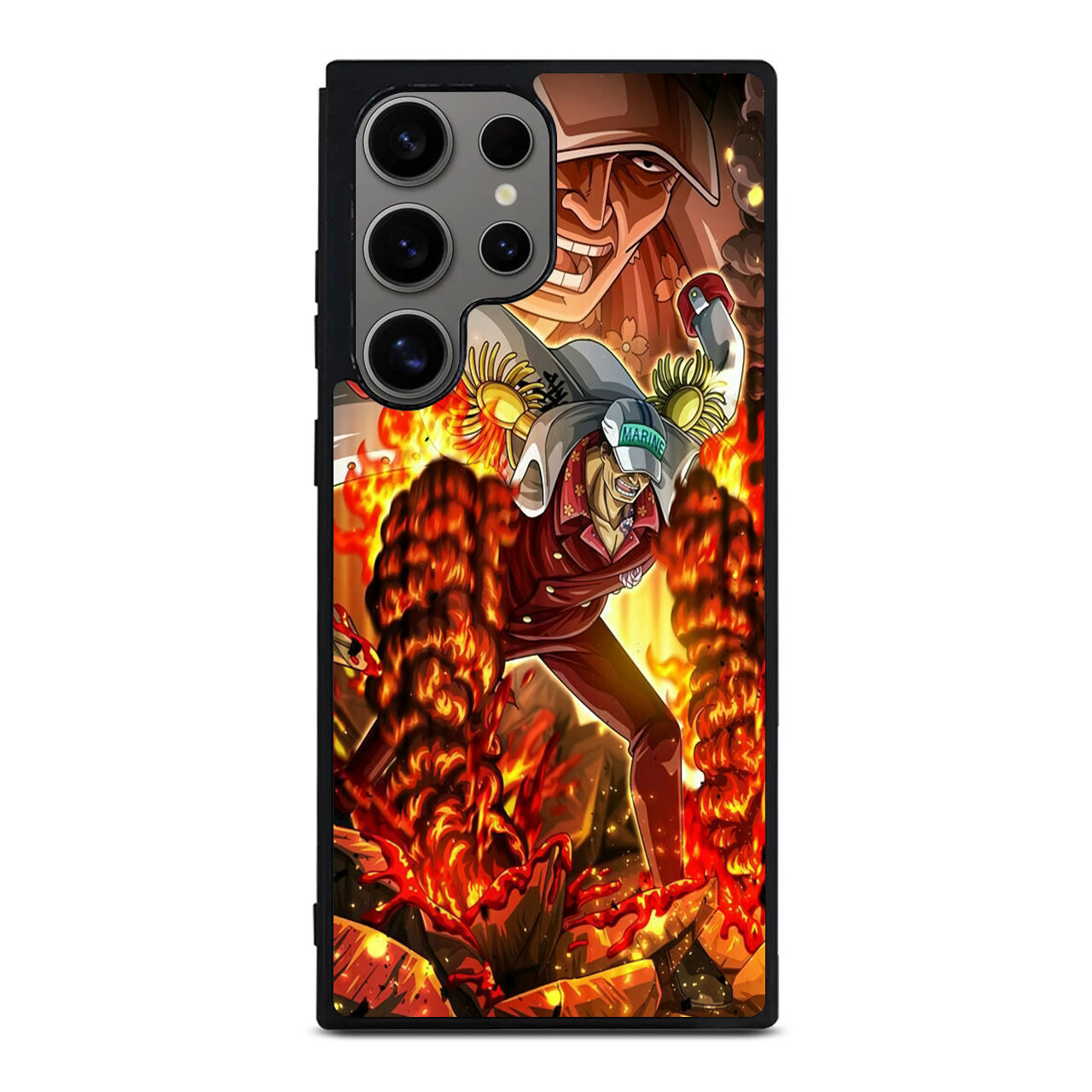 Akainu Exploding Volcano Samsung Galaxy S24 Ultra Case