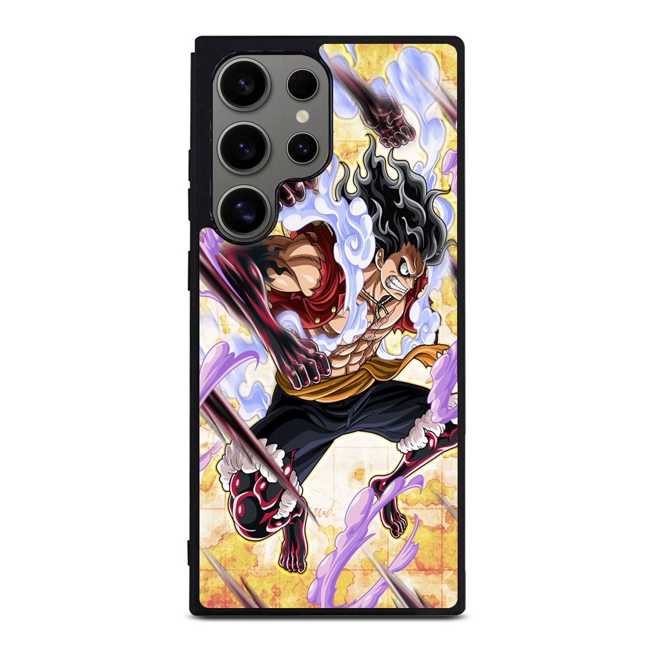 Luffy Gomu Gomu No Black Mamba Samsung Galaxy S24 Ultra Case