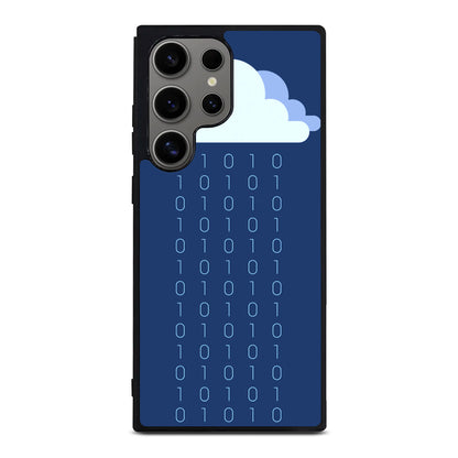 Abstract Binary Minimalist Samsung Galaxy S24 Ultra Case