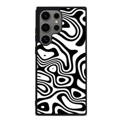 Abstract Black and White Background Samsung Galaxy S24 Ultra Case