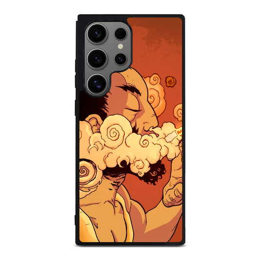 Artistic Psychedelic Smoke Samsung Galaxy S24 Ultra Case