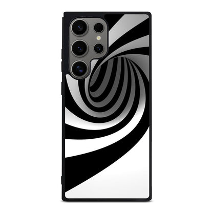 Black and White Twist Samsung Galaxy S24 Ultra Case