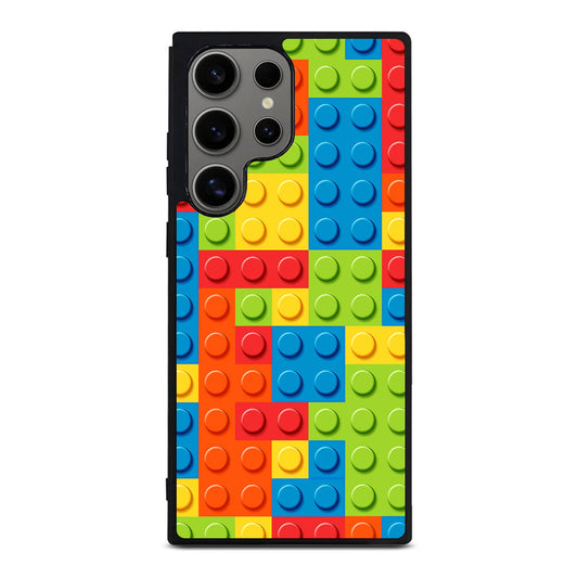 Blocks Rainbow Pattern Samsung Galaxy S24 Ultra Case