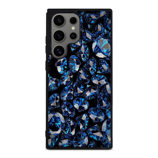 Blue Diamonds Pattern Samsung Galaxy S24 Ultra Case