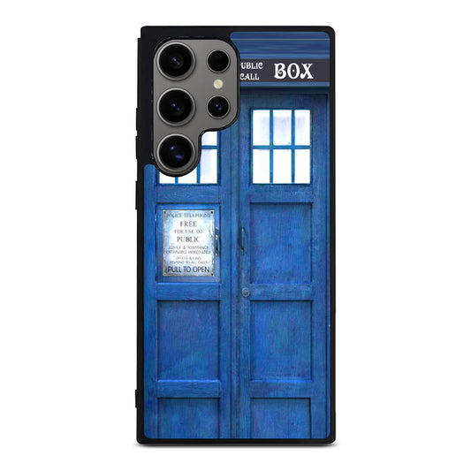 Blue Police Call Box Samsung Galaxy S24 Ultra Case