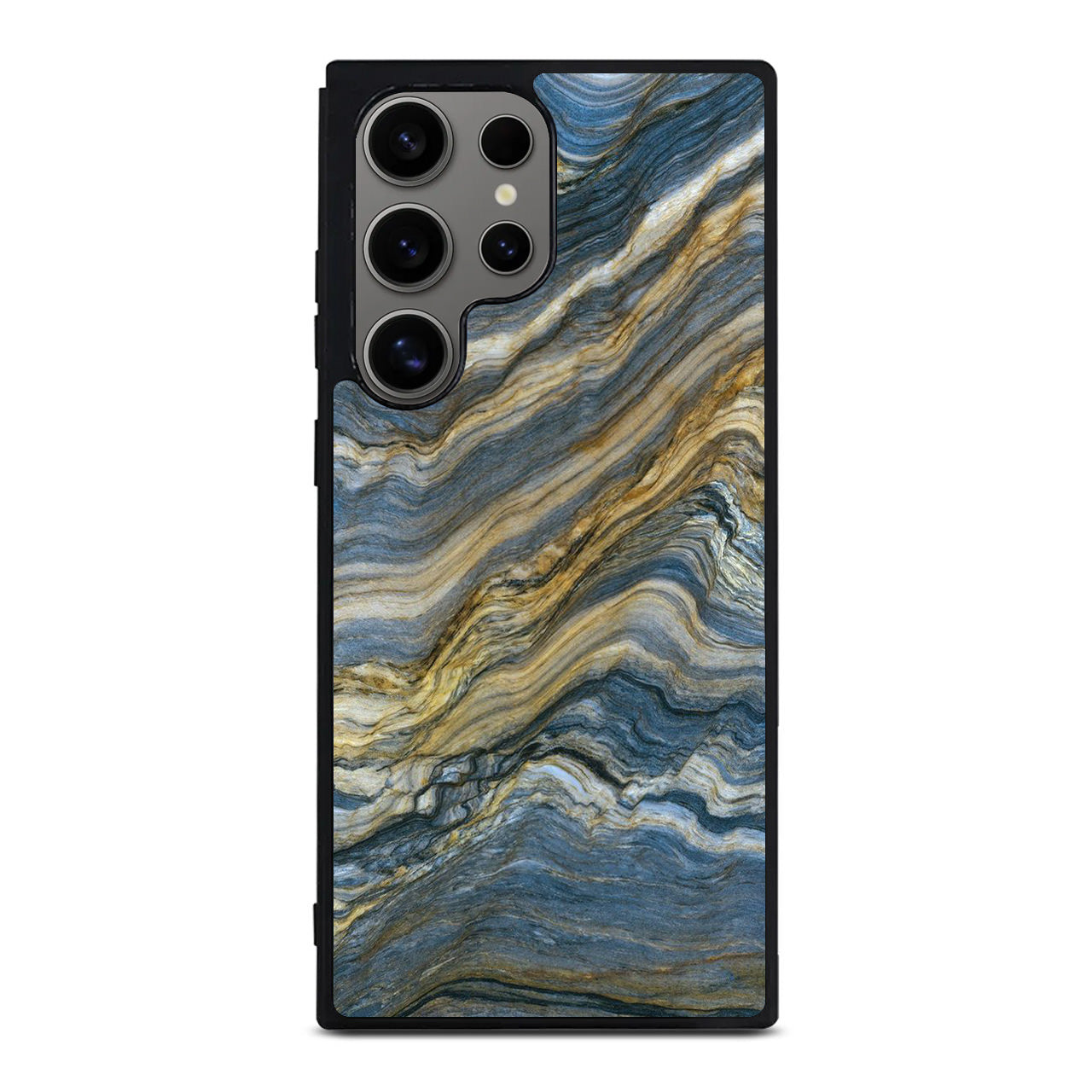 Blue Wave Marble Samsung Galaxy S24 Ultra Case