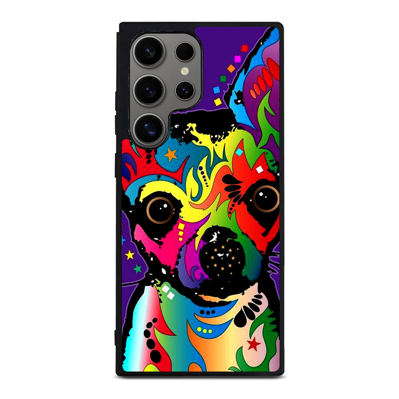 Colorful Chihuahua Samsung Galaxy S24 Ultra Case