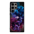Colorful Dust Art on Black Samsung Galaxy S24 Ultra Case