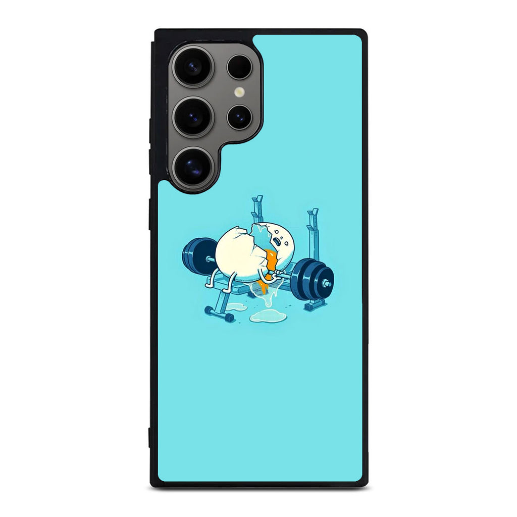 Egg Accident Workout Samsung Galaxy S24 Ultra Case