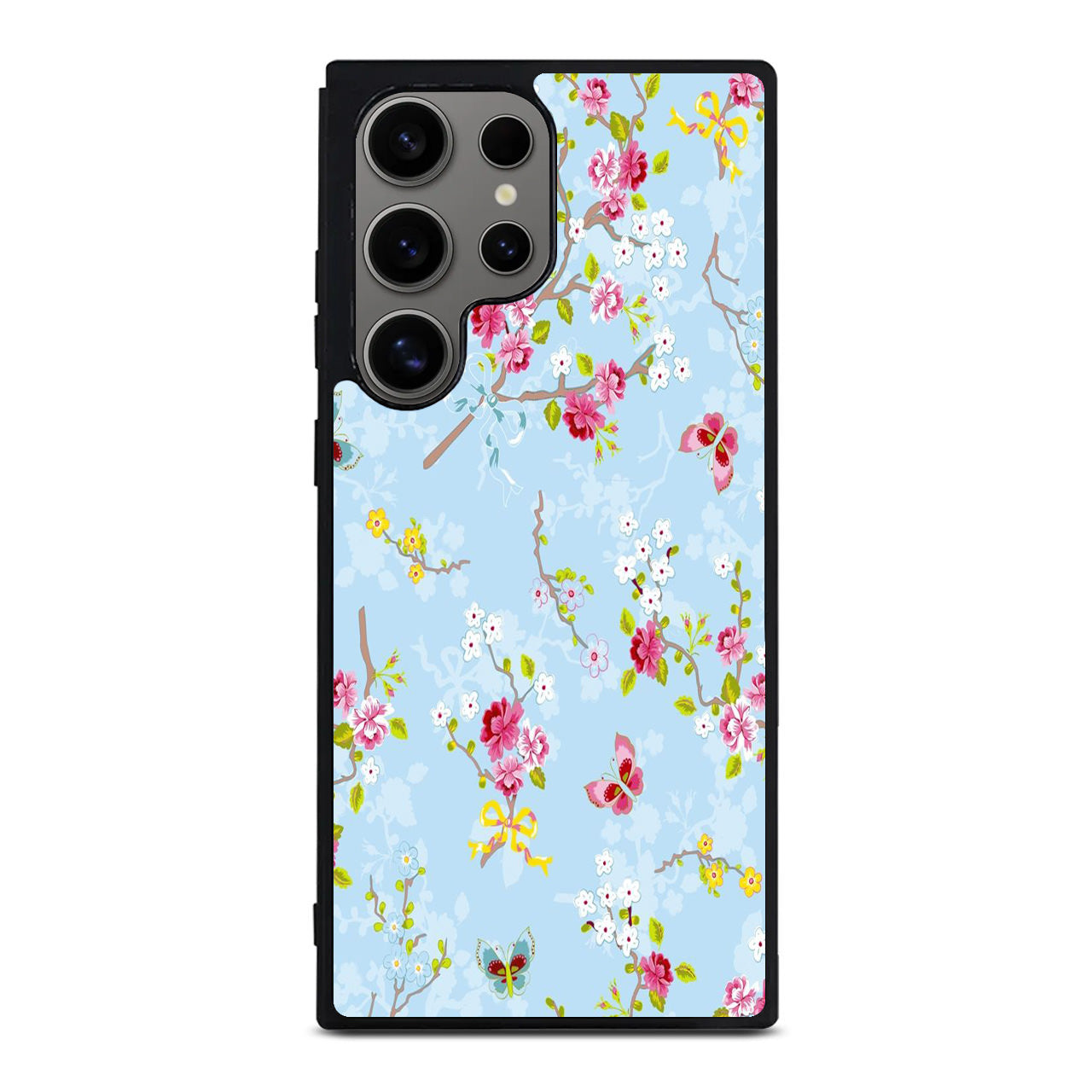 Floral Summer Wind Samsung Galaxy S24 Ultra Case