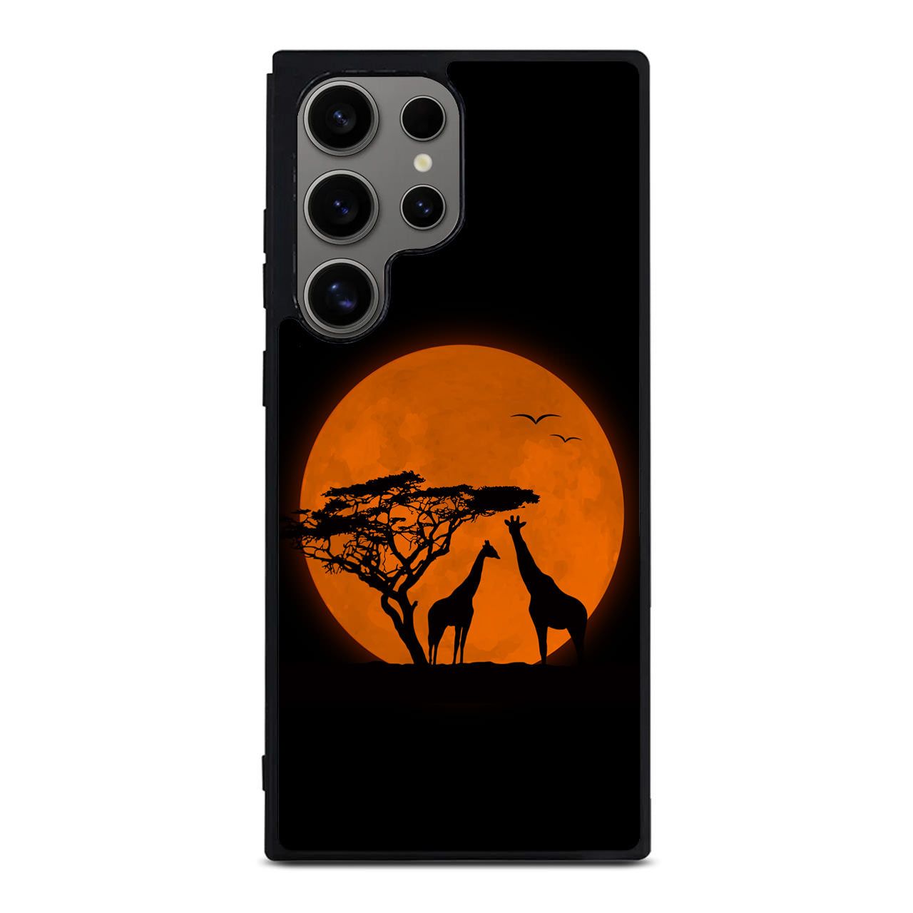 Giraffes Silhouette Samsung Galaxy S24 Ultra Case